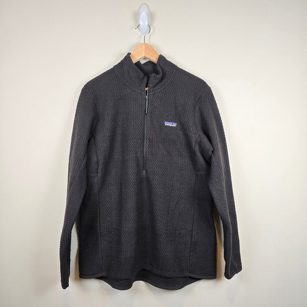Patagonia Womens R1 Air Zip Neck Pullover Size XL Black 40250